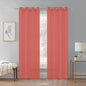 Cortina Velo Transparente Rojo (137x230) - Caja Cerrada 12 Piezas
