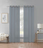 Cortina Velo Transparente Gris (137x230) - Caja Cerrada 12 Piezas