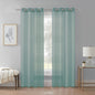 Cortina Velo Transparente Verde (137x230) - Caja Cerrada 12 Piezas