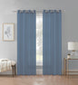 Cortina Velo Transparente Azul Oscuro (137x230) - Caja Cerrada 12 Piezas
