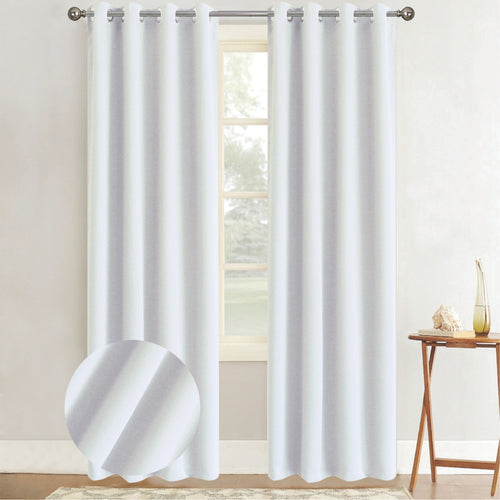 Cortina Blackout Blanco (137x230) - Caja de 12 Piezas