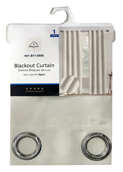 Cortina Blackout Perla (137x230) - Caja de 12 Piezas