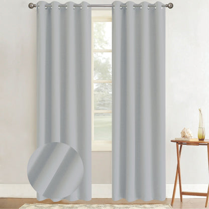 Cortina Blackout Azul Gris (137x230) - Caja de 12 Piezas