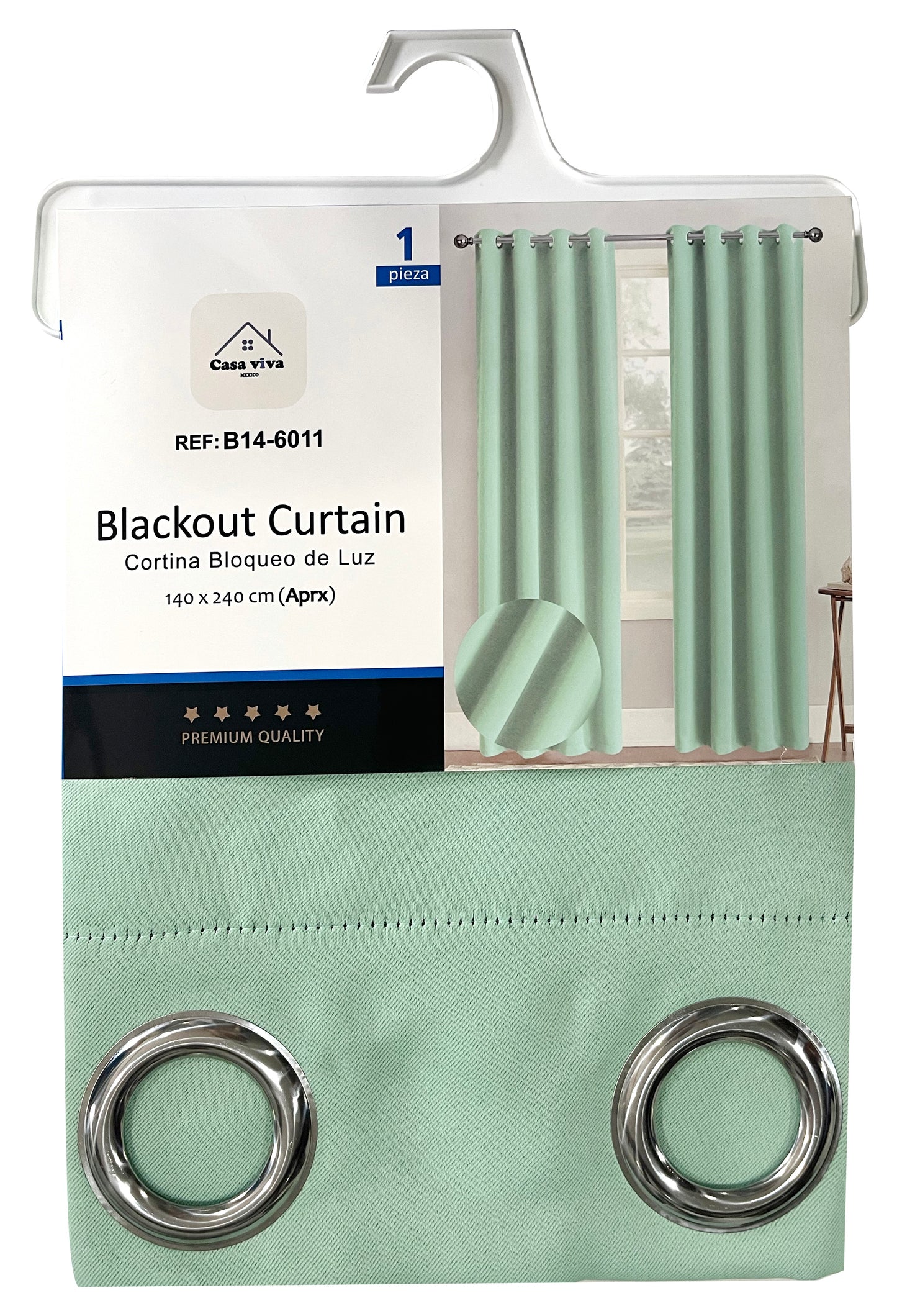 Cortina Blackout Aura (137x230) - Caja de 12 Piezas