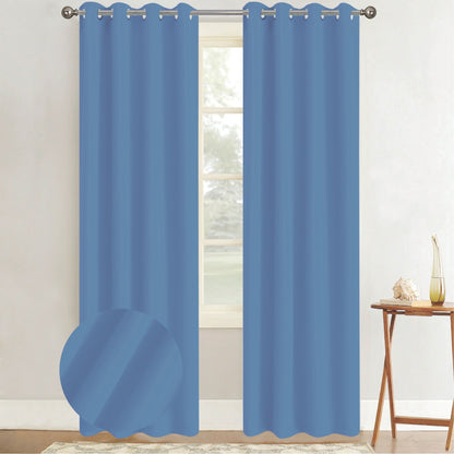Cortina Blackout Azul (137x230) - Caja de 12 Piezas