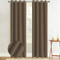 Cortina Blackout Café Oscuro (137x230) - Caja de 12 Piezas