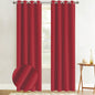 Cortina Blackout Rojo (137x230) - Caja de 12 Piezas