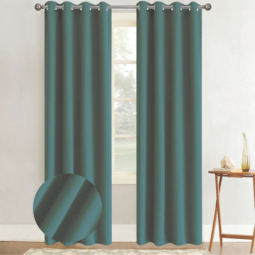 Cortina Blackout Verde (137x230) - Caja de 12 Piezas