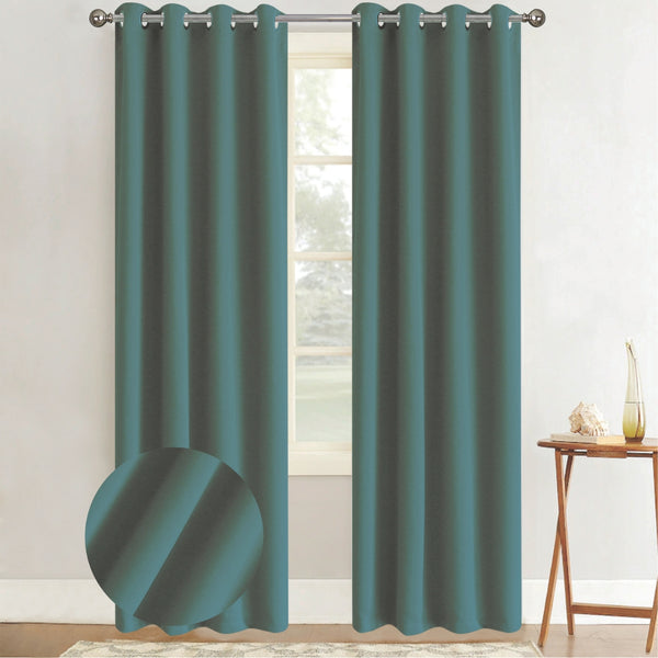 Cortina Blackout Verde (137x230) - Caja de 12 Piezas