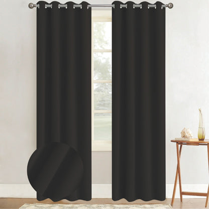 Cortina Blackout Negro (137x230) - Caja de 12 Piezas