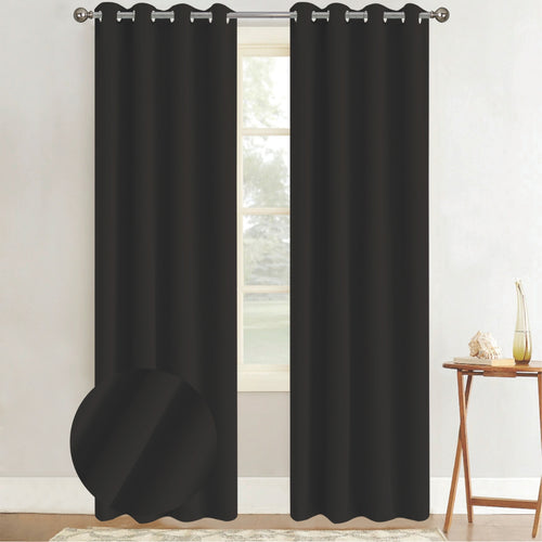 Cortina Blackout Negro (137x230) - Caja de 12 Piezas