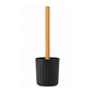 Escobilla para Inodoro Nórdica Negro con Mango de Bambú PF-7235 – Caja de 12 Piezas