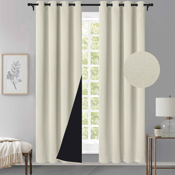 Cortina MH Perla Cepillada con Película Negra (137x230) - Caja de 12 Piezas