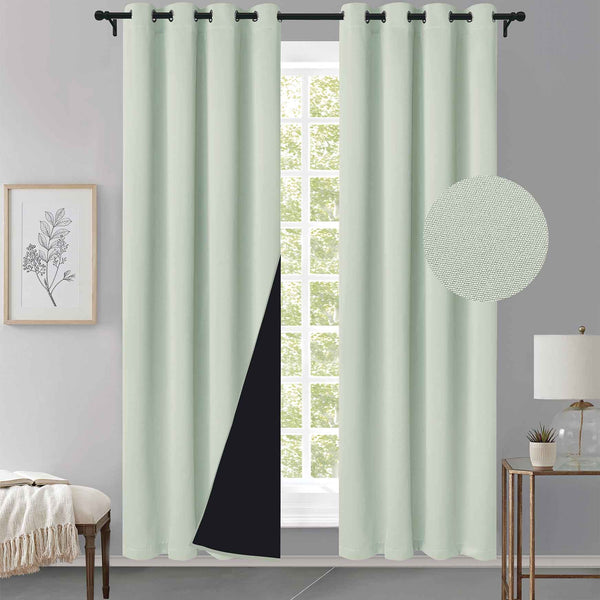 Cortina MH Aura Cepillada con Película Negra (137x230) - Caja de 12 Piezas