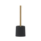 Escobilla para Inodoro Nórdica Negro Azabache con Mango de Bambú PF-7237 – Caja de 12 Piezas
