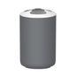 Vaso Portacepillos Minimalista Gris con Tapa Blanca PF-7258 – Caja de 12 Piezas