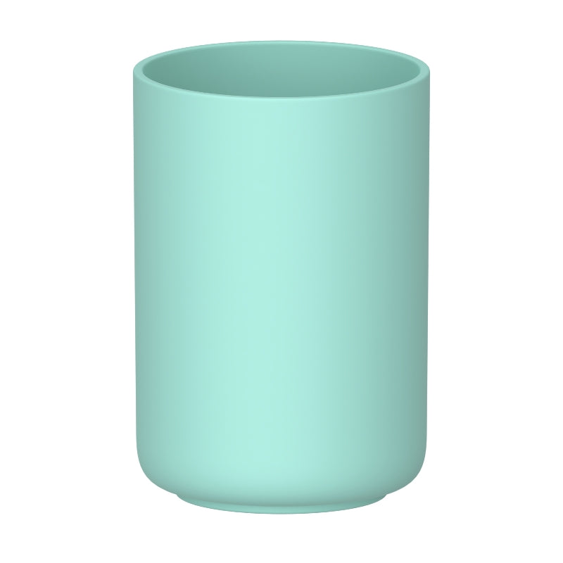 Vaso de Enjuague Bucal Minimalista Verde Claro PF-7272 – Caja de 12 Piezas