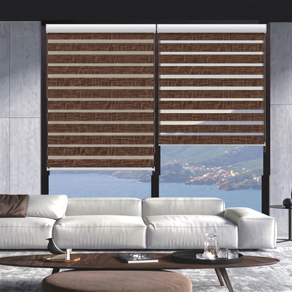 Cortina Roller Dúo (Día y Noche) Colores PF-05 (80x200 cm) – Caja de 6 Piezas