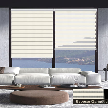 Cortina Roller Dúo (Día y Noche) Colores PF-05 (80x200 cm) – Caja de 6 Piezas
