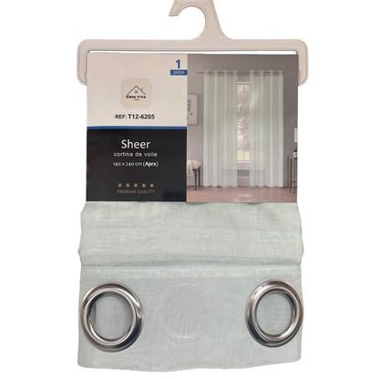 Cortina Velo Transparente Aura (137x230) - Caja Cerrada 12 Piezas