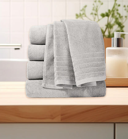 Toallas de Ducha 100% Algodón Azul Gris TA-08 (30x50 cm) – Caja de 24 Piezas