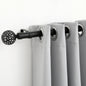 Cortinero Metálico Negro Ajustable VR-20 (160-310cm x 28mm) – Caja de 8 Piezas