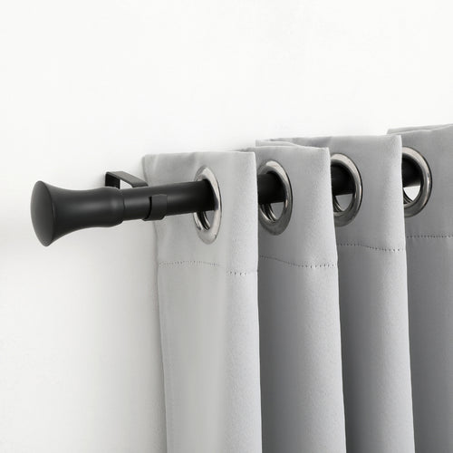 Cortinero Metálico Negro Ajustable VR-24 (160-310cm x 28mm) – Caja de 8 Piezas
