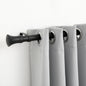Cortinero Metálico Negro Ajustable VR-24 (160-310cm x 28mm) – Caja de 8 Piezas